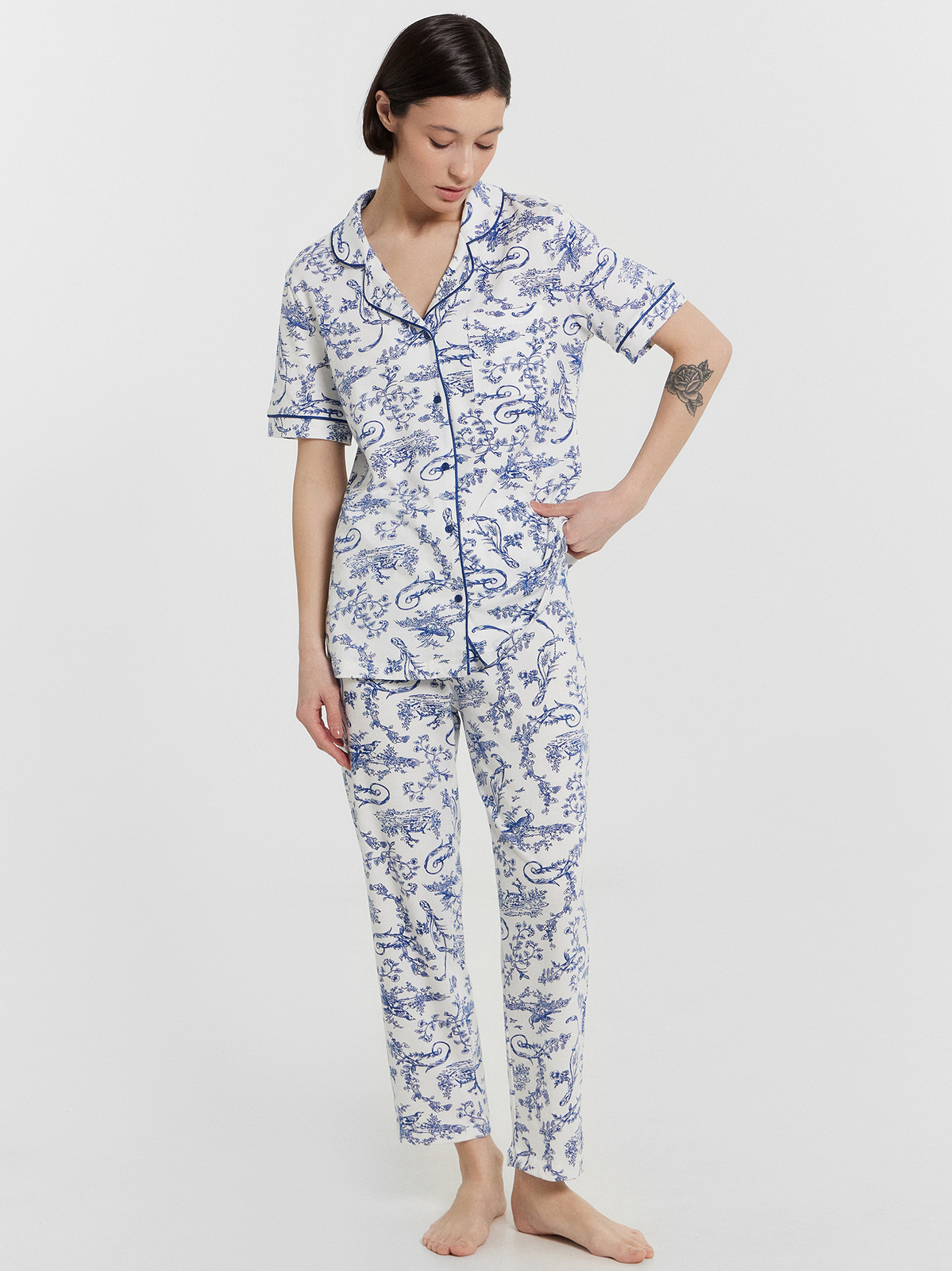 КОМПЛЕКТ ЖЕНСКИЙ (ЖАКЕТ, БРИДЖИ) 592505-2