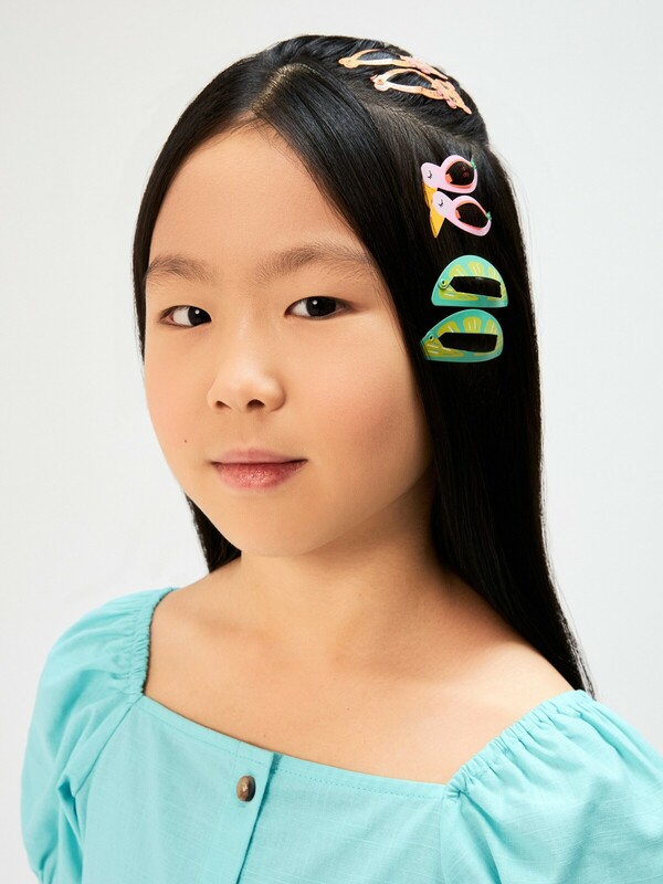 Набор из 6 заколок для волос дет. Stanley