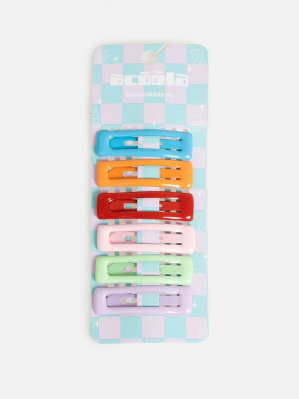 Набор из 6 заколок для волос дет. Cluhu