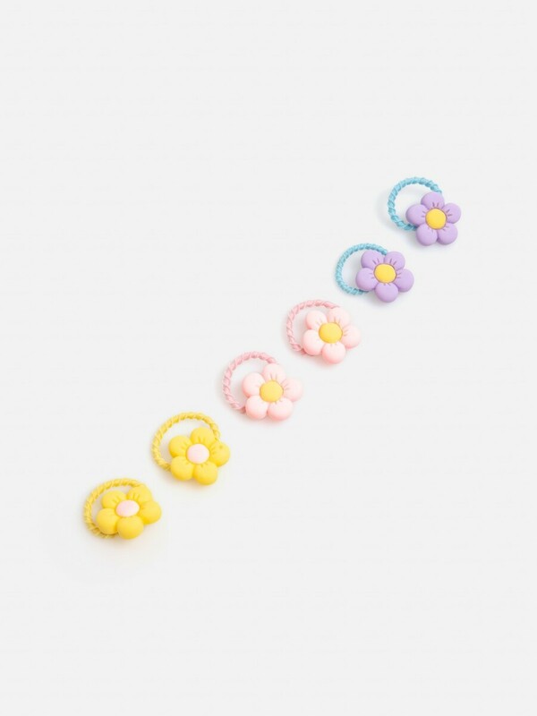 Набор из 6 резинок для волос дет. Ellen