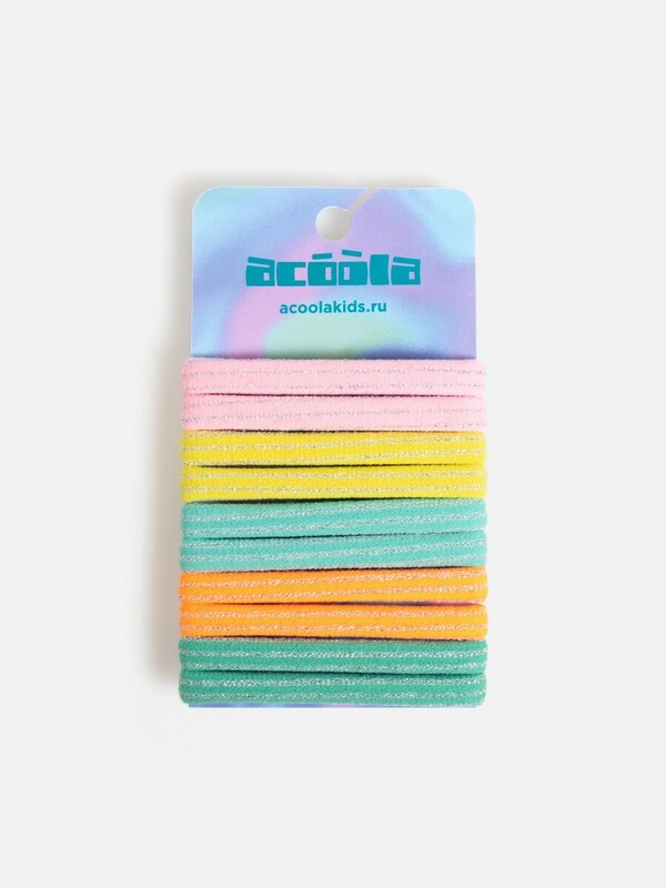 Набор из 10 резинок для волос дет. Nunko