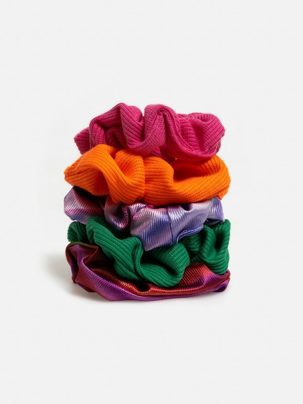 Набор из 5 резинок для волос дет. Silveira