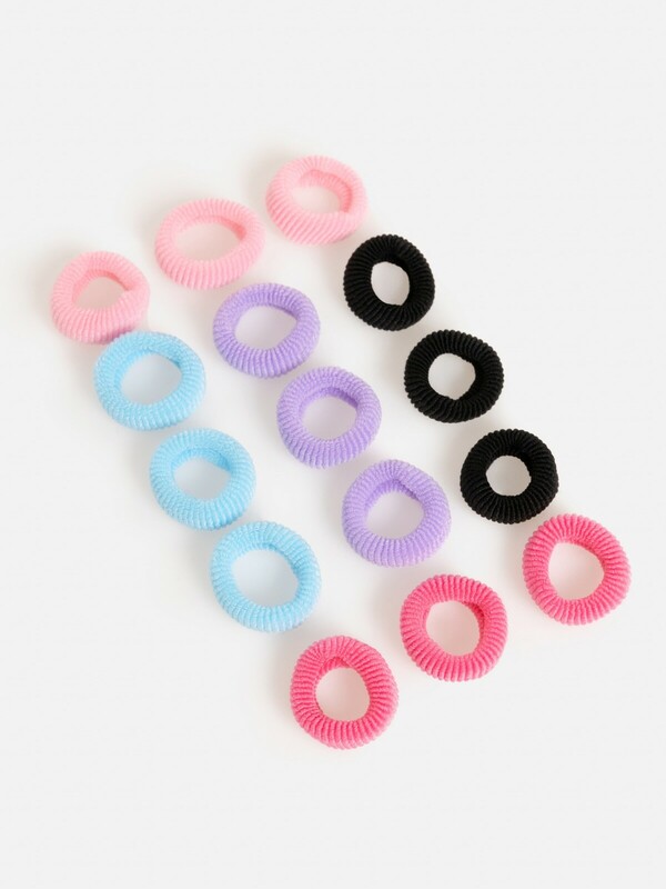 Набор из 15 резинок для волос дет. Zeir