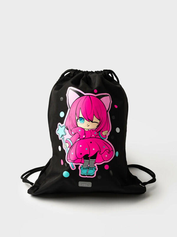 Сумка-мешок текстильная для девочек