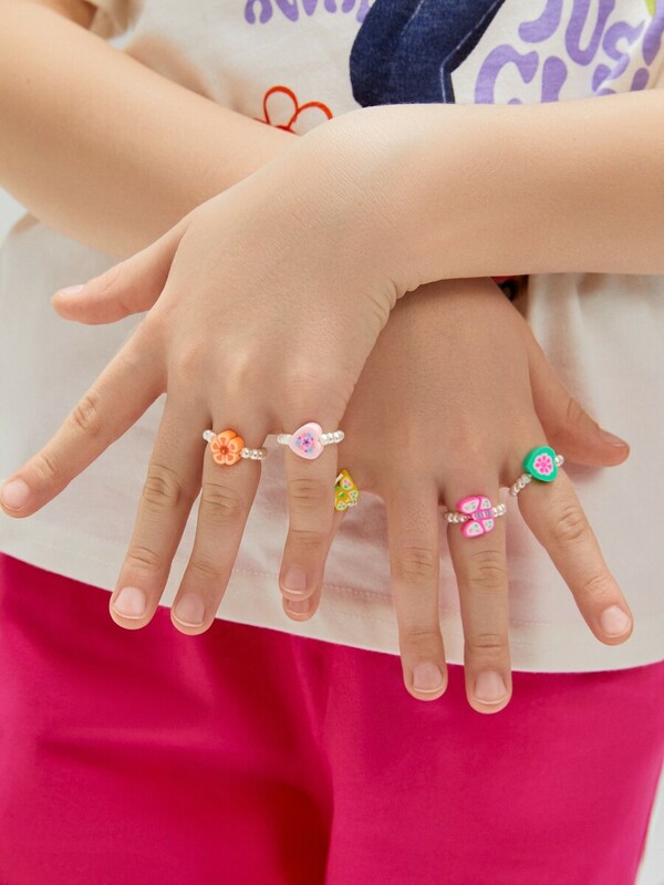 Набор из 5 колец дет. Rizzo