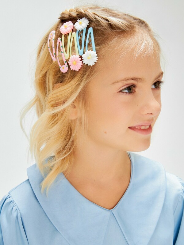 Набор из 6 заколок для волос дет. Brie