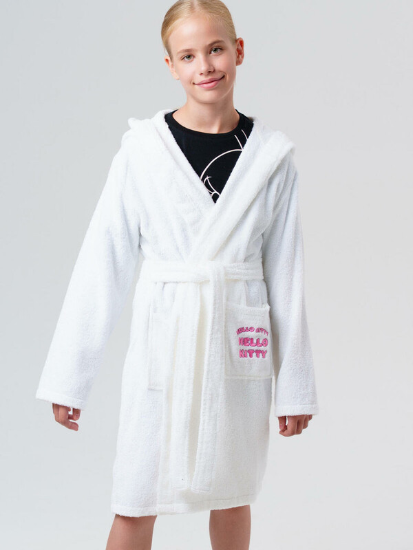 Халат текстильный для девочек