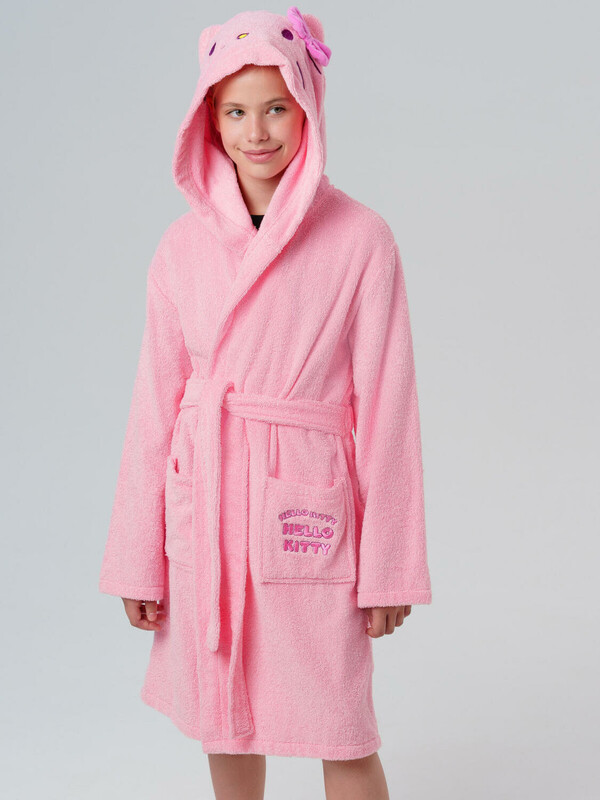Халат текстильный для девочек
