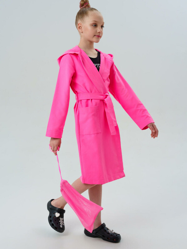 Халат трикотажный для девочек