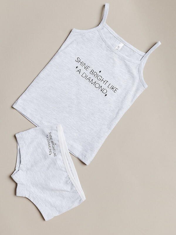 Комплект майка и трусы для девочки (002_НБО24)