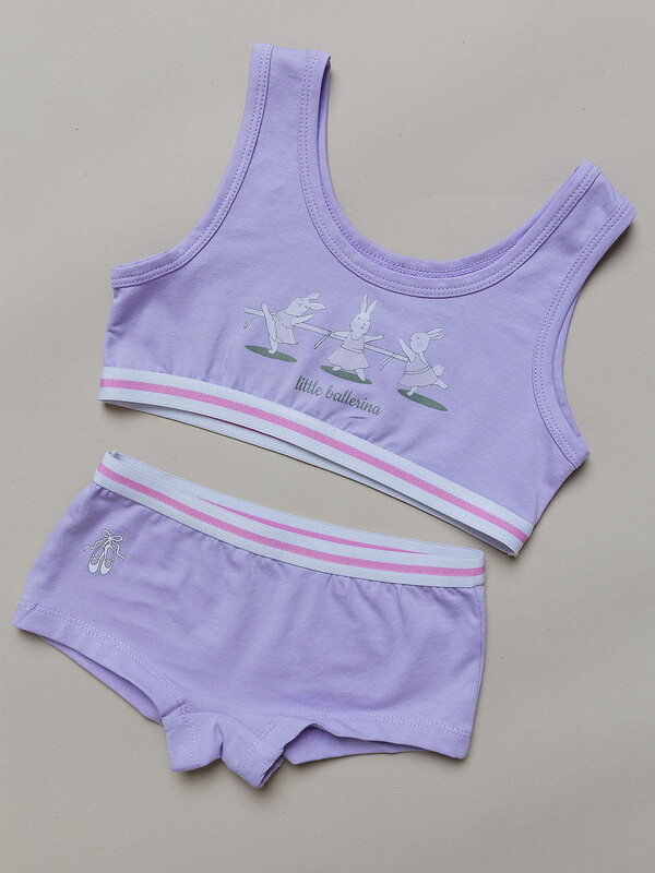 Комплект майка-топ и трусы для девочки (003_НБО24)