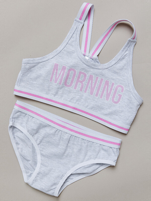 Комплект майка-топ и трусы для девочки (004_НБО24)