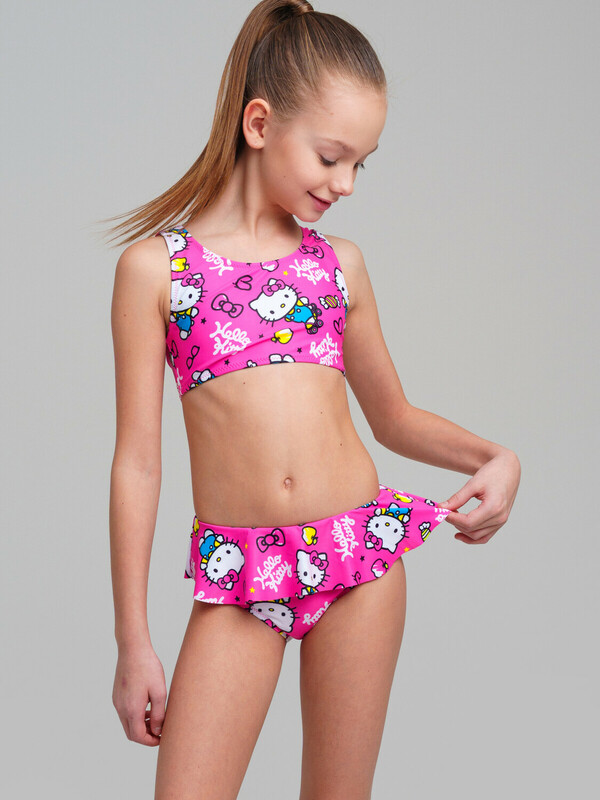 Купальный костюм трикотажный для девочек