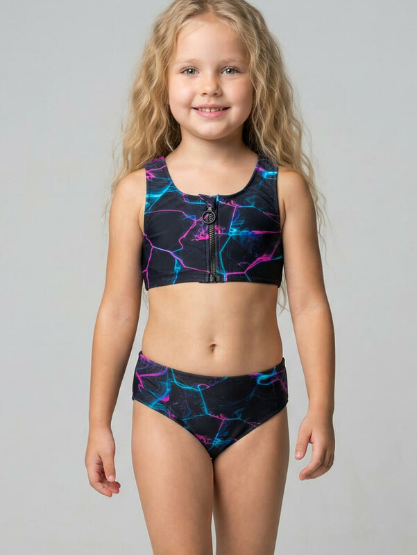 Купальный костюм трикотажный для девочек