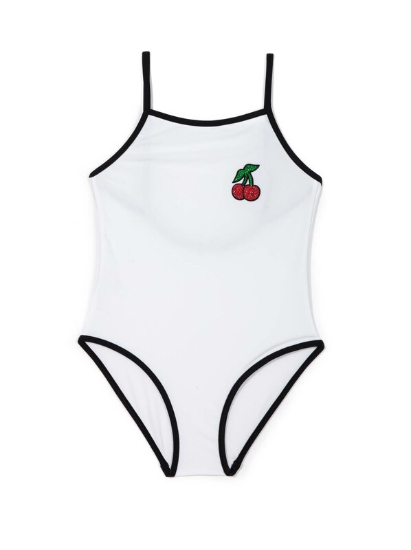 Купальник для девочек ESLI Спортивный слитный купальник с аппликацией FIBI