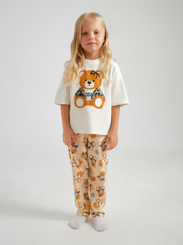 Пижама детская для девочек Donsiya