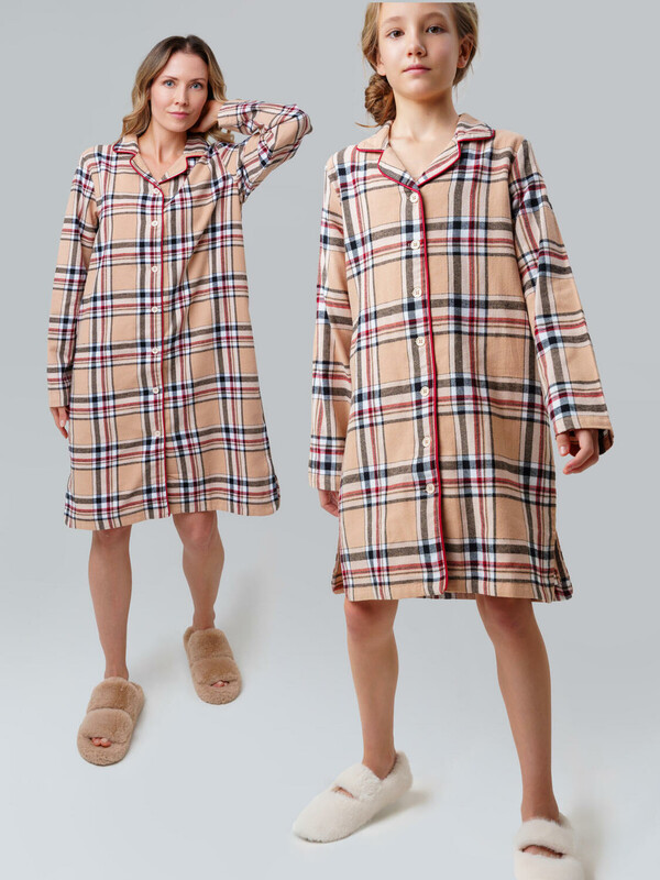 Сорочка ночная текстильная для девочек