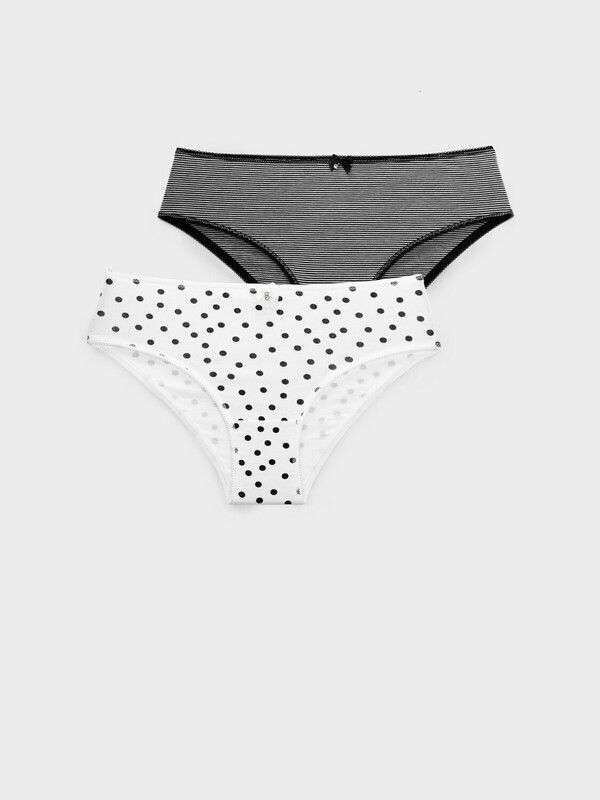 Трусы трикотажные для девочек, 2 шт в комплекте