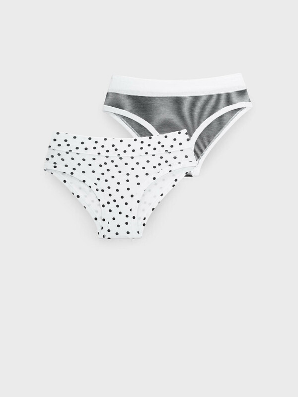 Трусы трикотажные для девочек, 2 шт в комплекте