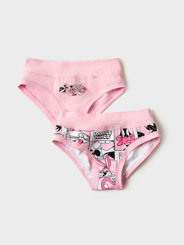 Трусы трикотажные для девочек, 2 шт в комплекте