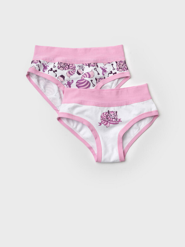 Трусы трикотажные для девочек, 2 шт в комплекте