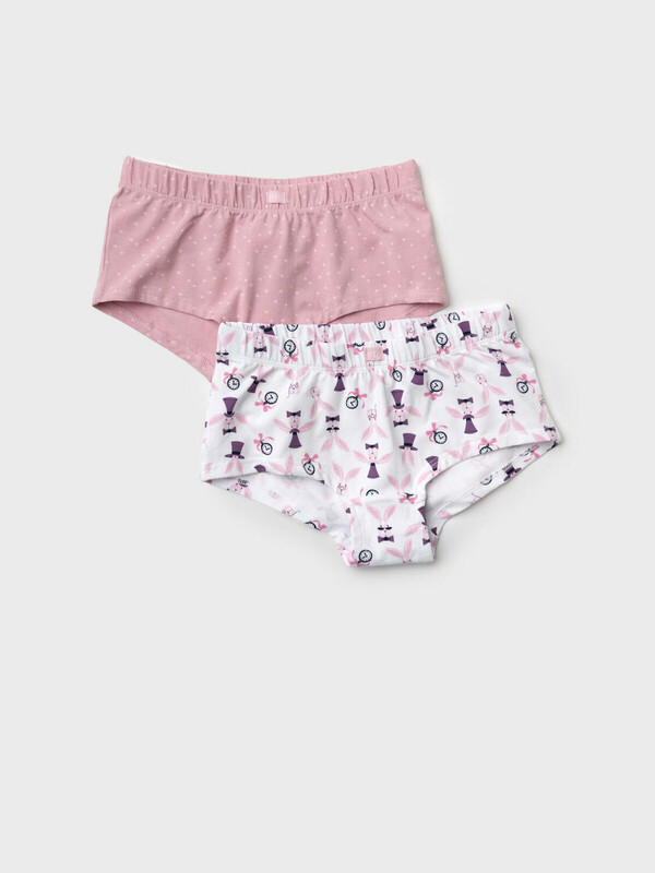 Трусы трикотажные для девочек, 2 шт в комплекте