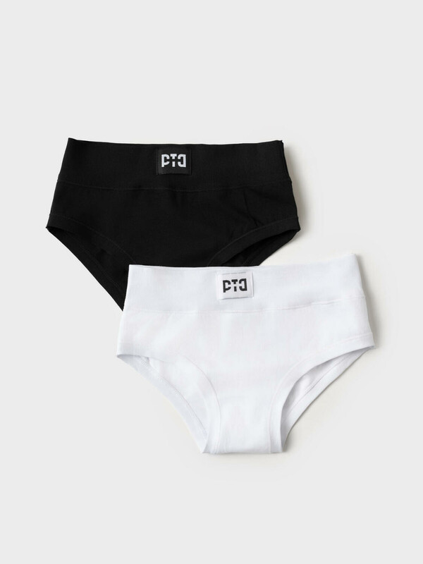 Трусы трикотажные для девочек, 2 шт в комплекте