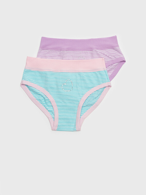 Трусы трикотажные для девочек, 2 шт в комплекте