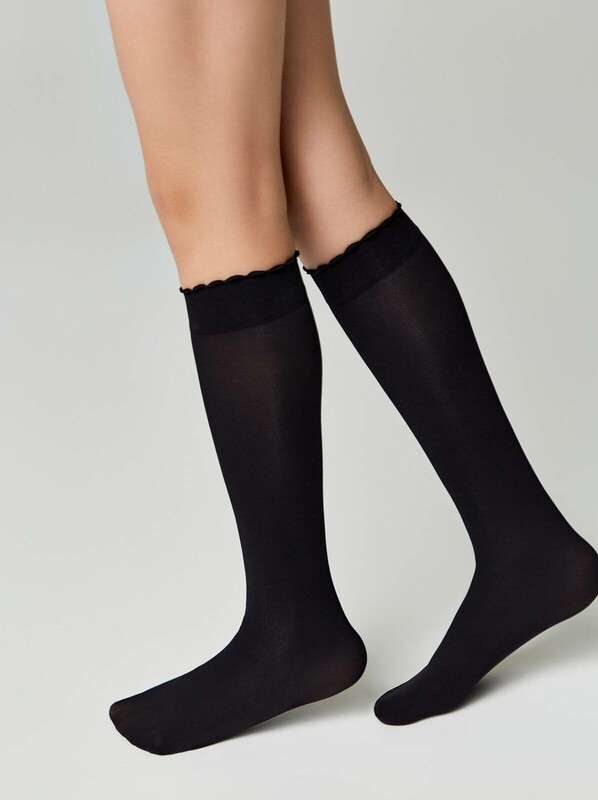 Нарядные CONTE PRINCESS Матовые гольфы из микрофибры