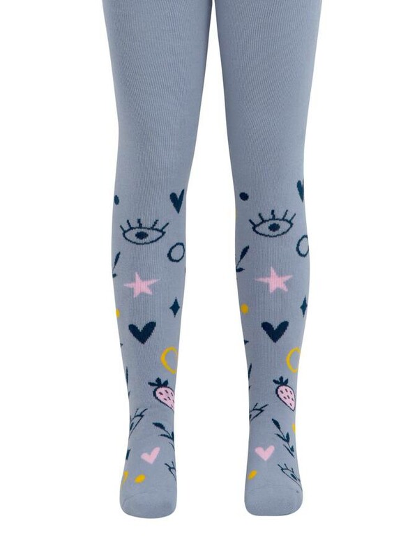 Теплые Conte-kids Колготки SOF-TIKI (махровые внутри) с рисунками