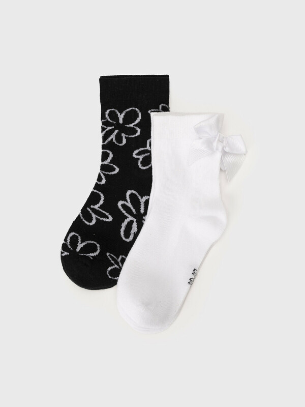 Носки трикотажные для девочек, 2 пары в комплекте