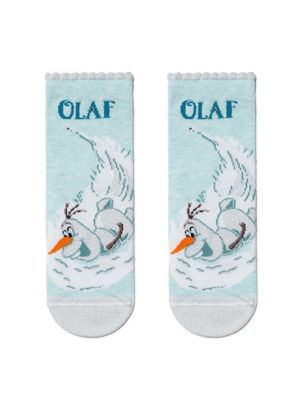 Disney Conte-kids ©Disney Frozen Хлопковые носки с люрексом, стразами и рисунками героев