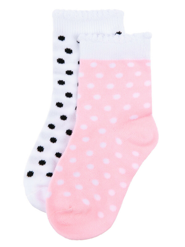 Носки трикотажные для девочек, 2 пары в комплекте
