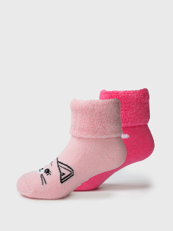 Носки детские трикотажные махровые для девочек