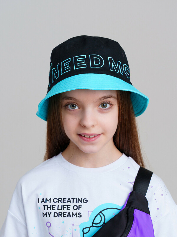 Панама текстильная для девочек