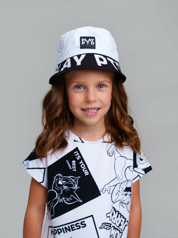 Панама текстильная для девочек