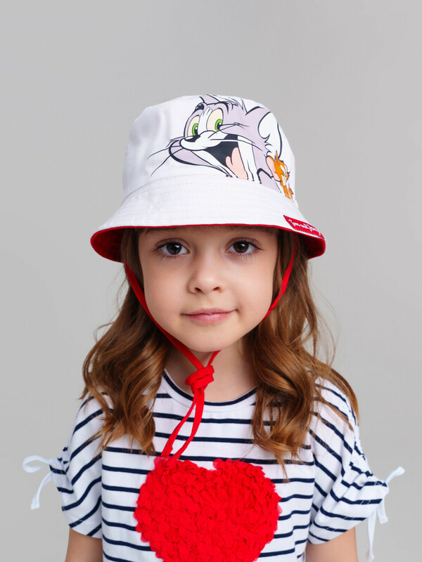Панама текстильная для девочек