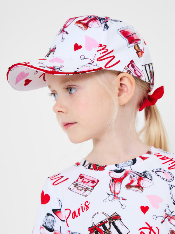 Кепка текстильная для девочек