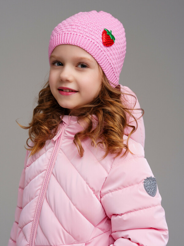 Шапка трикотажная для девочек