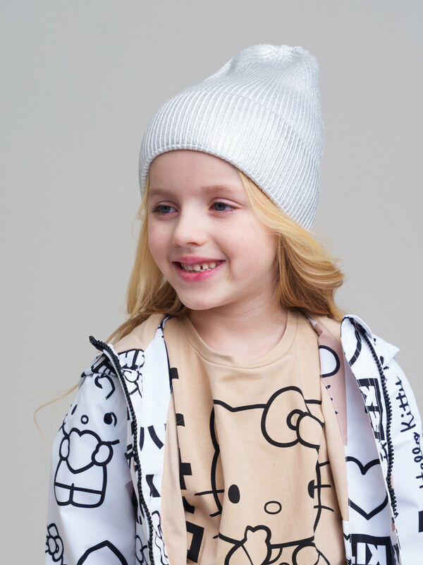 Шапка трикотажная для девочек
