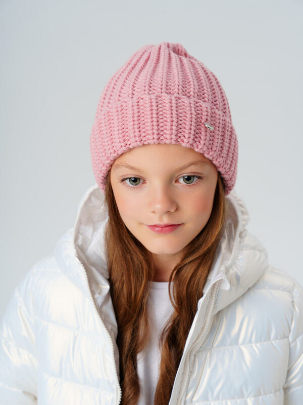 Шапка трикотажная для девочек