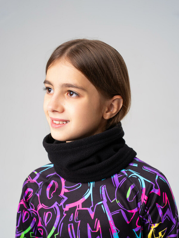 Шарф-снуд трикотажный для девочек