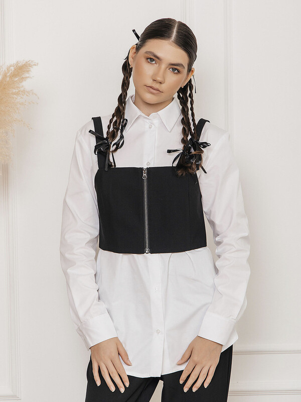 Комплект (блузка и топ) Лея (078 ш25)