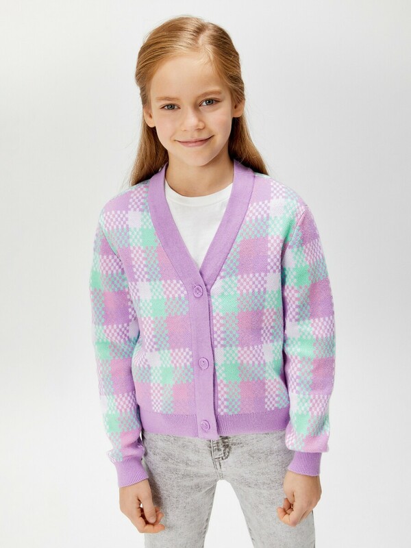 Жакет (кардиган) детский для девочек Peony