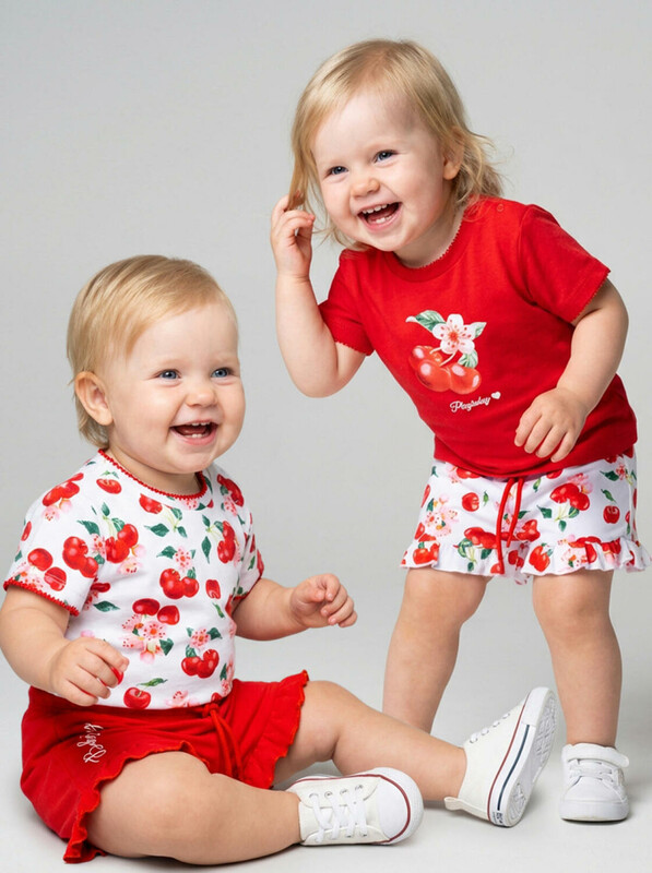 Шорты детские трикотажные для девочек, 2 шт в комплекте