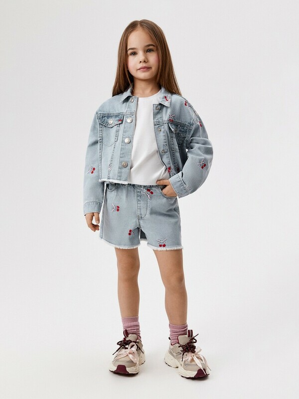 Шорты джинсовые детские для девочек Orta_sh