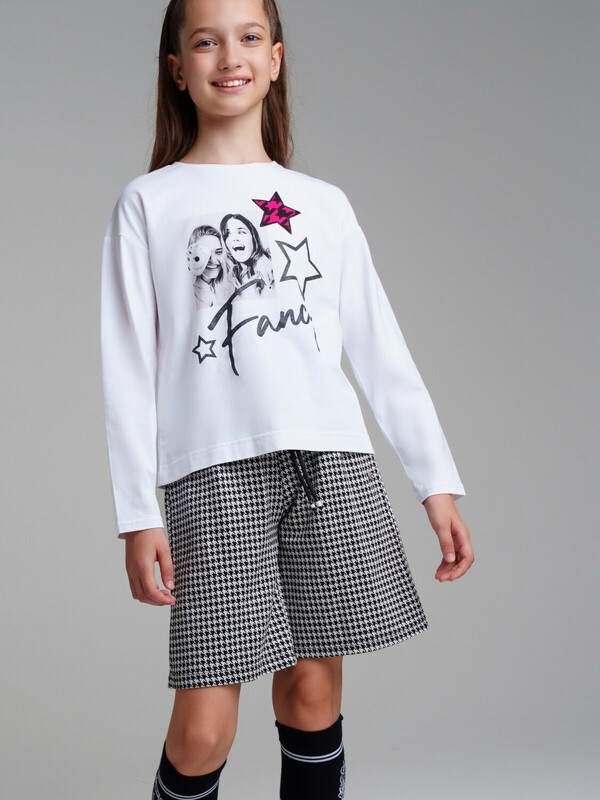 Шорты трикотажные для девочек