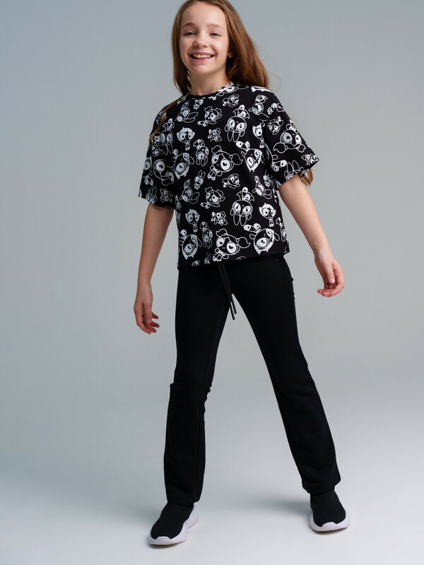 Брюки трикотажные для девочек