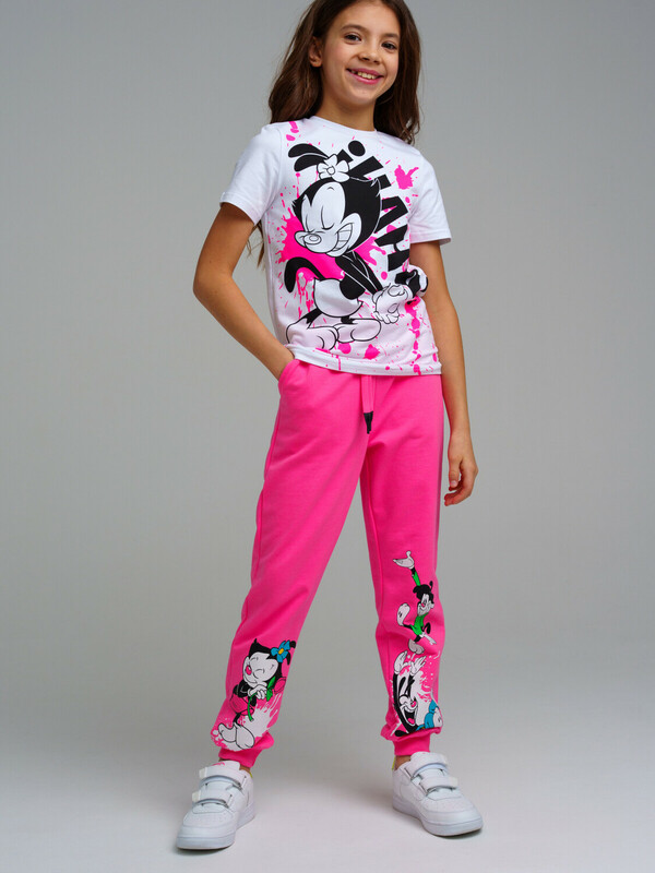 Брюки трикотажные для девочек