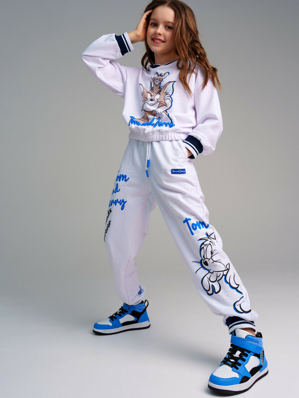 Брюки трикотажные для девочек